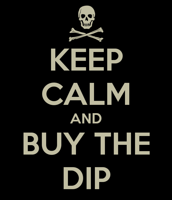 Image result for buy the dip pictures